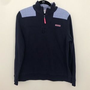 Navy blue Vineyard Vine’s pullover